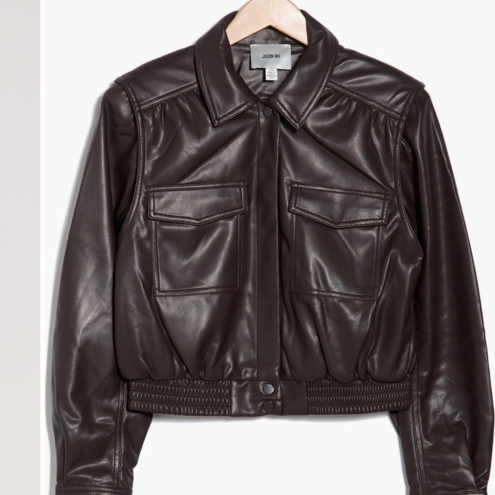 Jason Wu Black Leather Jacket